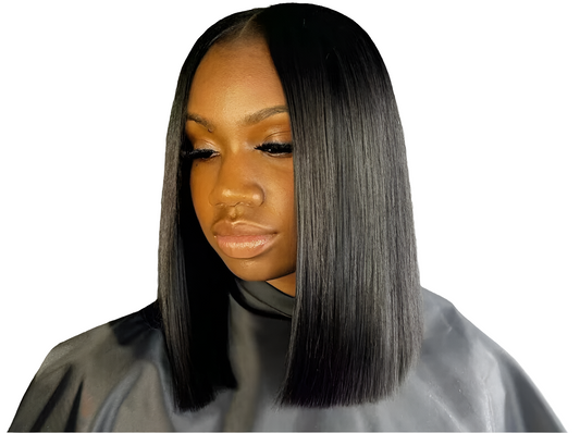 100% Human Hair Bob Lace Front Wigs